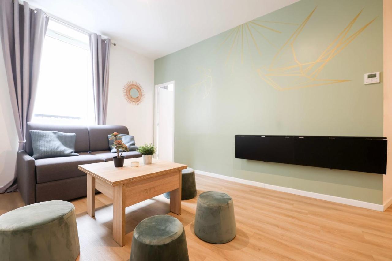 Green Apartment Near Montmartre And Opera 파리 외부 사진